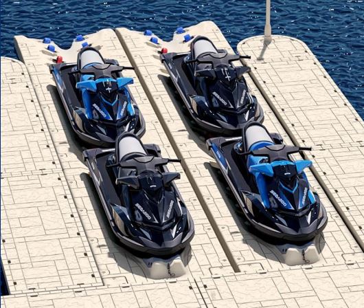 Dock sections & port-mount wedges catalog board